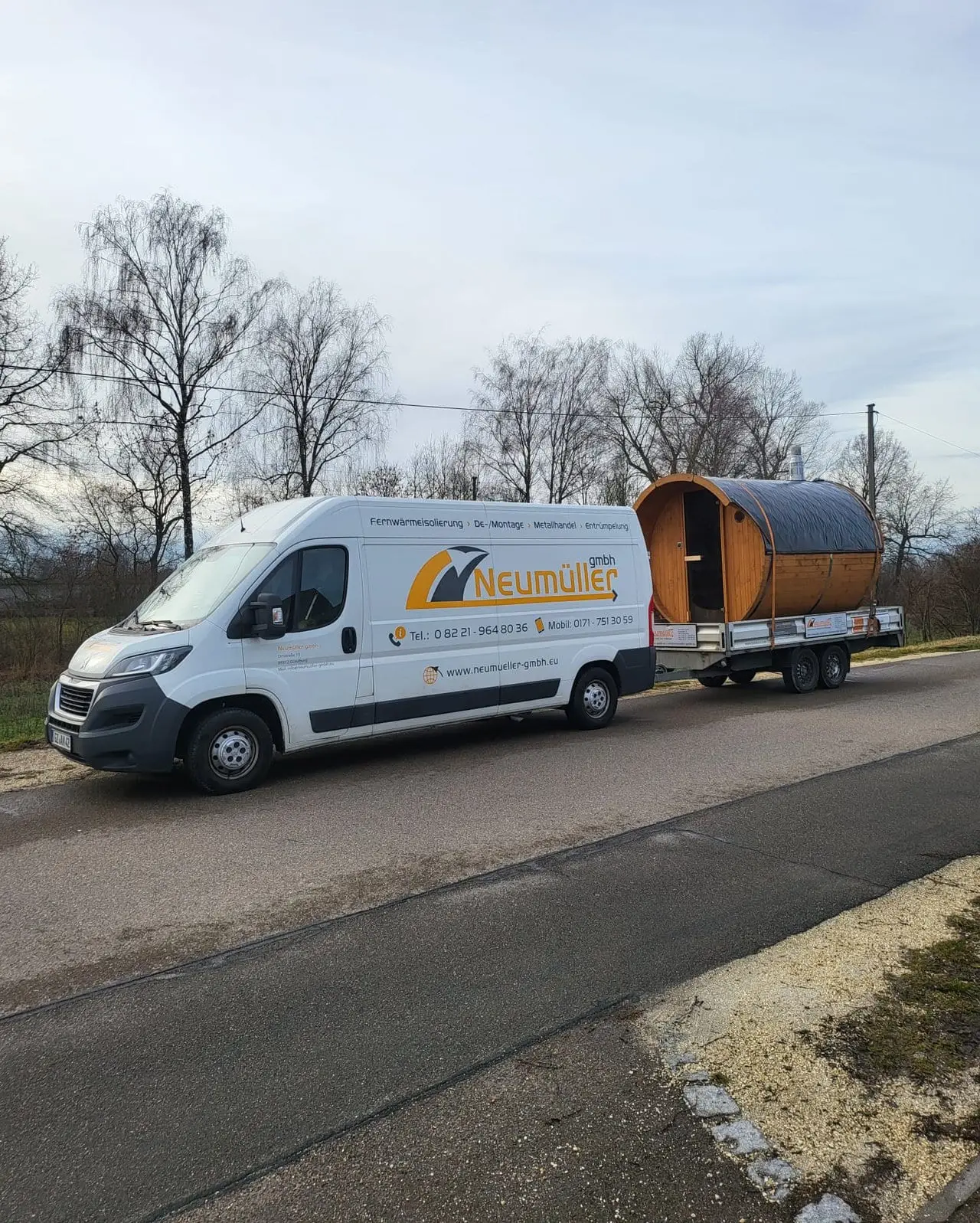 Geräumter Kellerraum nach einer Entrümpelung